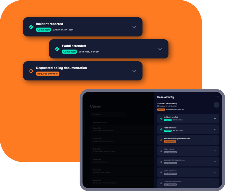 Simple claims process